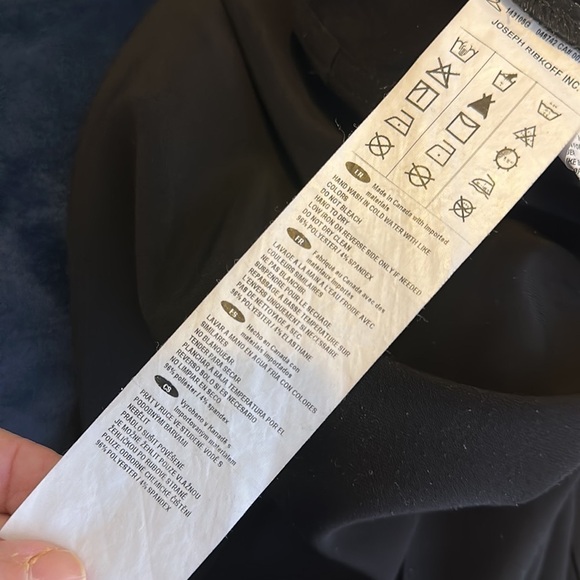 Joseph Ribkoff Jersey Pants with back slits Sz12 - Picture 9 of 9